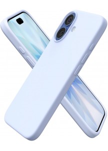 IP17 Liquid Silicone Magnetic Shockproof Phone Case -Baby Blue