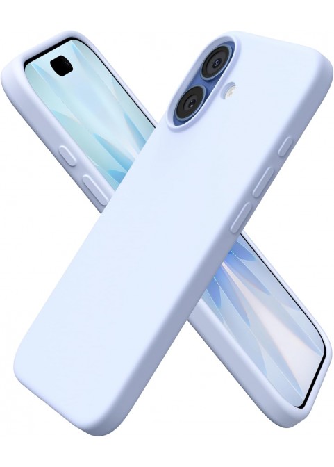 IP17 Liquid Silicone Magnetic Shockproof Phone Case -Baby Blue